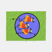 NIEDLICH HALLOWEEN CANDY CORN FLEECE BLANKET (Vorderseite (Horizontal))