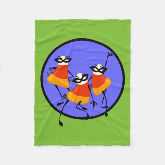 NIEDLICH HALLOWEEN CANDY CORN FLEECE BLANKET (Vorderseite)