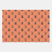 Niedlich Halloween Candy Jars | Pumpkins Fall Patt Geschenkpapier Set (Vorderseite 3)