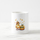 Niedlich Halloween Chick Pumpkin Kaffeetasse (Mittel)