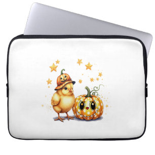 Niedlich Halloween Chick Pumpkin Laptopschutzhülle