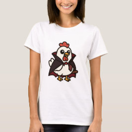 Niedlich Halloween Chicken Vampire T-Shirt