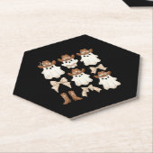 Niedlich Halloween Cowboy Ghost Untersetzer (angewinkelt)