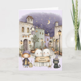 Niedlich Halloween Feiertagskarte