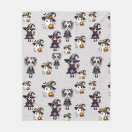 Niedlich Halloween Fleecedecke