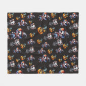 Niedlich Halloween Fleecedecke (Vorderseite (Horizontal))