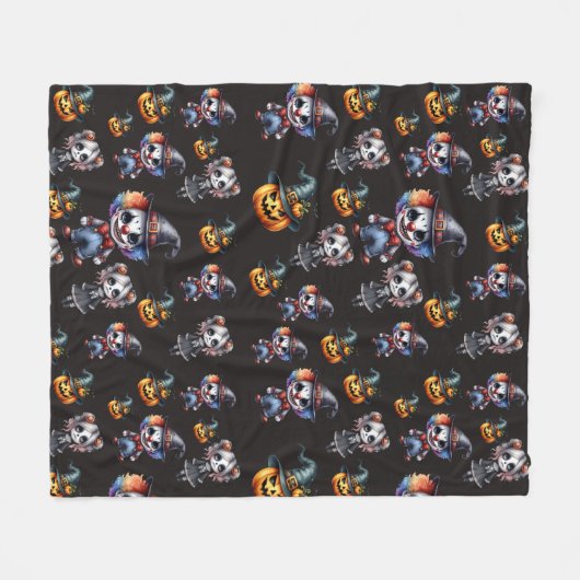 Niedlich Halloween Fleecedecke (Vorderseite (Horizontal))