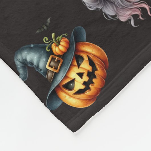 Niedlich Halloween Fleecedecke (Ecke)
