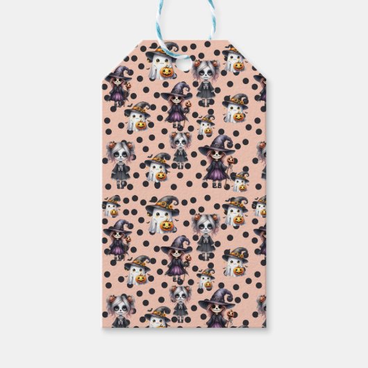 Niedlich Halloween Geschenkanhänger (Vorderseite)