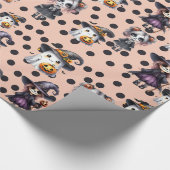 Niedlich Halloween Geschenkpapier (Ecke)