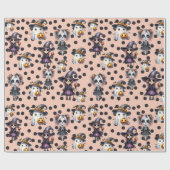 Niedlich Halloween Geschenkpapier (Flach)