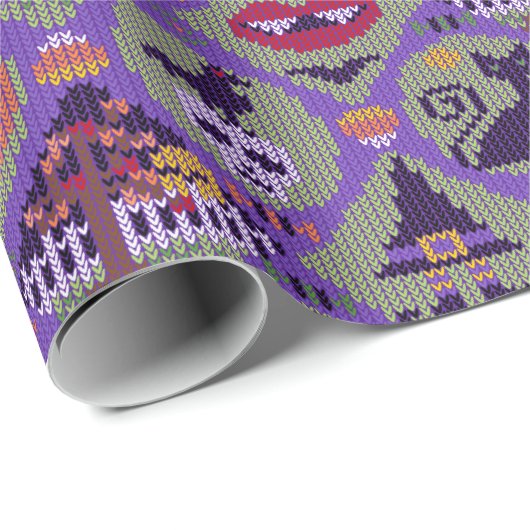 Niedlich Halloween Geschenkpapier (Rolleneckpunkt)