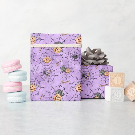 Niedlich Halloween Geschenkpapier (Babyparty)