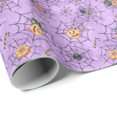 Niedlich Halloween Geschenkpapier (Rolleneckpunkt)