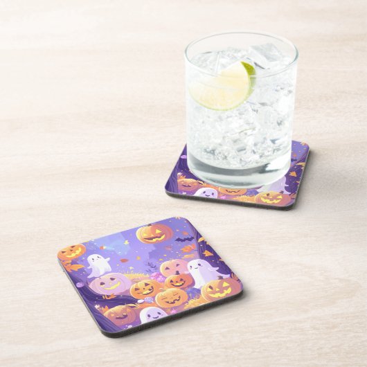 Niedlich Halloween Getränkeuntersetzer (Rechte Seite)