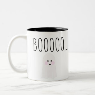 Niedlich Halloween Ghost Booooooo Zweifarbige Tasse