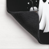 Niedlich Halloween Ghost Drink Pumpkin Mousepad (Ecke)