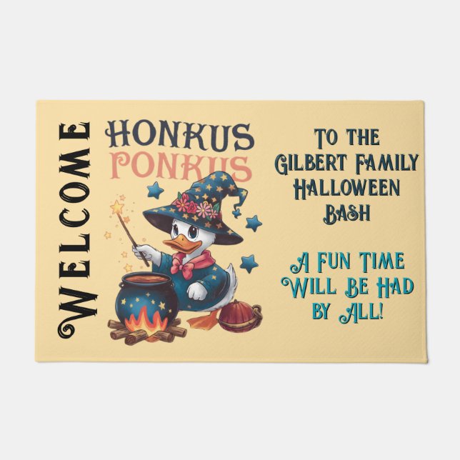 Niedlich Halloween Honkus Ponkus Fußmatte (Vorderseite)