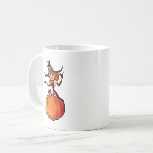 Niedlich Halloween Kaffeetasse (Vorderseite Links)