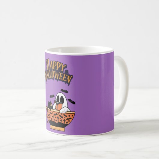 Niedlich Halloween Kaffeetasse (VorderseiteRechts)