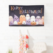 Niedlich Halloween Kawaii Ghost Banner (Insitu)