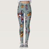 Niedlich Halloween Leggings (Vorderseite)