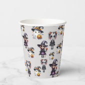 Niedlich Halloween Pappbecher (Rückseite)