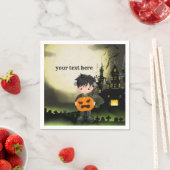 Niedlich Halloween-Party Frankenstein Serviette (Beispiel)