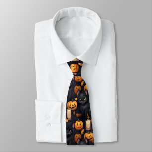 Niedlich Halloween Pattern Necktie Krawatte
