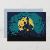 Niedlich Halloween Postkarte (Vorne/Hinten)