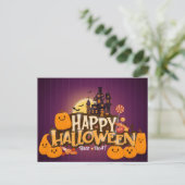 Niedlich Halloween Postkarte (Stehend Vorderseite)