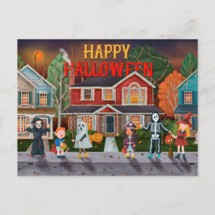 Niedlich Halloween Postkarte