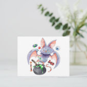 Niedlich Halloween Postkarte (Stehend Vorderseite)