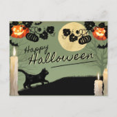 Niedlich Halloween Postkarte (Vorderseite)