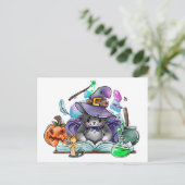 Niedlich Halloween Postkarte (Stehend Vorderseite)