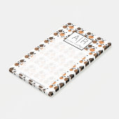 Niedlich Halloween Pumpkin Confetti Post-it Klebezettel (angewinkelt)