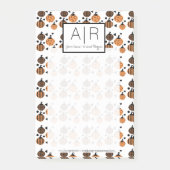 Niedlich Halloween Pumpkin Confetti Post-it Klebezettel (Vorderseite)