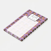 Niedlich Halloween Pumpkin Confetti Post-it Klebezettel (angewinkelt)