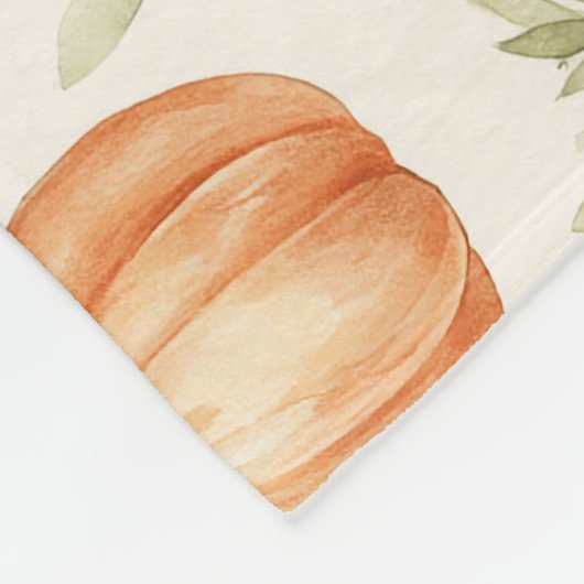 Niedlich Halloween Pumpkin Ghost Fleecedecke (Ecke)