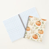 Niedlich Halloween Pumpkin Ghost Notizblock (Innenseite)