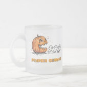 Niedlich Halloween Pumpkin Mattglastasse (Links)