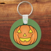 Niedlich Halloween Pumpkin Schlüsselanhänger (Vorderseite)