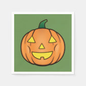 Niedlich Halloween Pumpkin Serviette (Vorderseite)