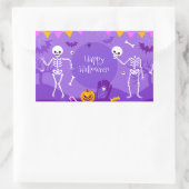 Niedlich Halloween Rechteckiger Aufkleber (Tasche)