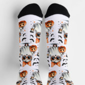 Niedlich Halloween Sassy Ghost Socken (Oben)