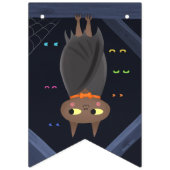 Niedlich Halloween Vampire Bat Black Wimpelkette (Erste Fahne)