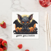 Niedlich Halloween Vampire Bat Serviette (Beispiel)