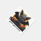 Niedlich Halloween Vampire Bat Serviette (Ecke)
