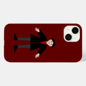 Niedlich Halloween Vampire Case-Mate iPhone Hülle (Rückseite (Horizontal))