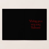 Niedlich Halloween Vampire Custom Folienkarte (Innenseite)